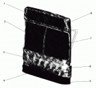 103-5206010 Стекло ветровое МАЗ правое (автобус, лобовое, Н/О, Н=1090) КУВО